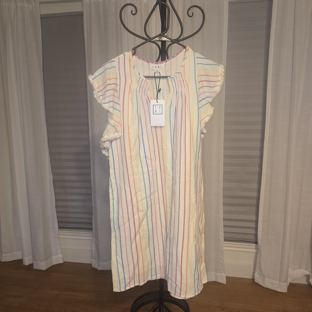 THML Multicolor Striped Mini Dress - Picture 2 of 13